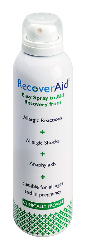 Recoveraid Allergy, First Aid Spray To Aid Allergic Reactions Anaphylactic Reactions - 150Ml
