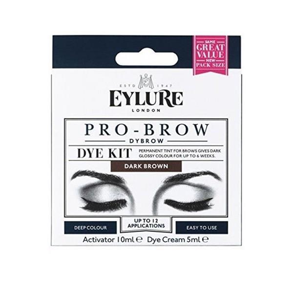 Eylure Dybrow Kit Dark Brown - Permanent Tint 5Ml