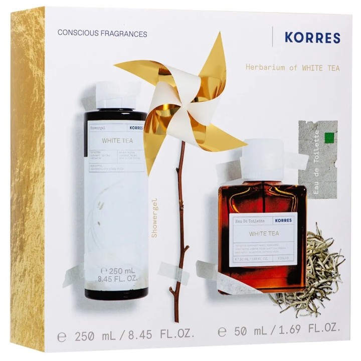 Korres Promo White Tea Shower Gel 250Ml & White Tea Women'S Eau De Toilette 50Ml