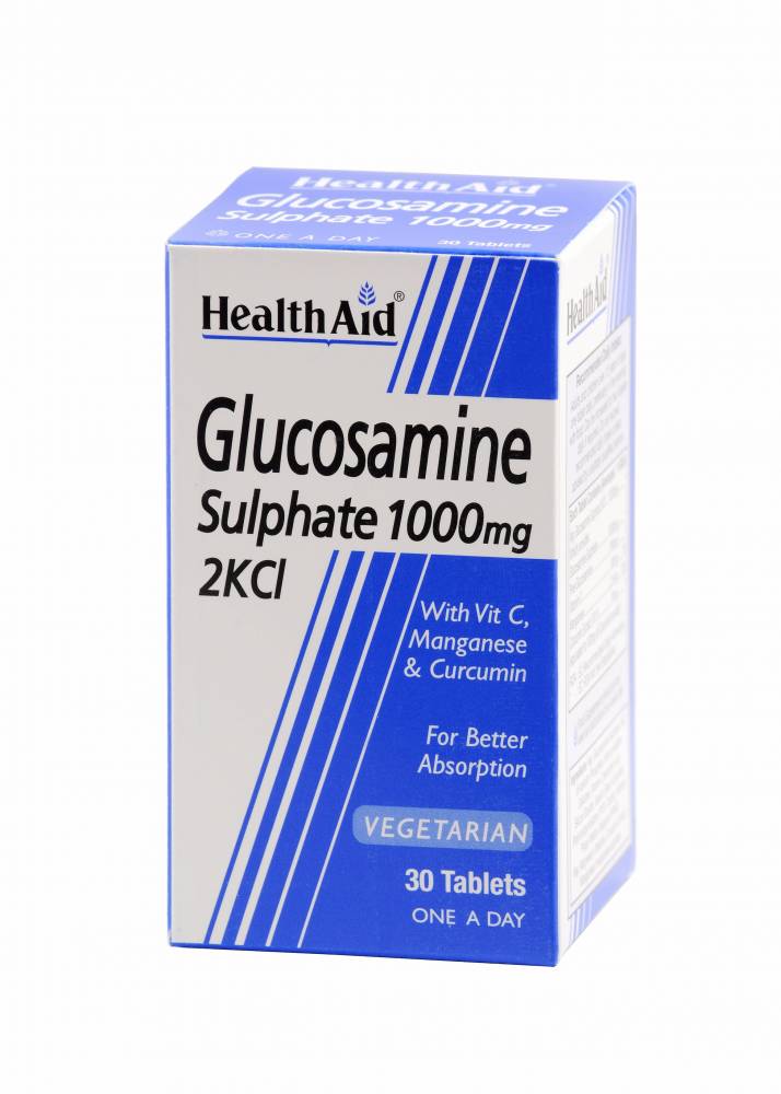 Health Aid Glucosamine Sulphate 1000Mg Helps Mantain Healthy Joints & Cartilage 30 Tablets
