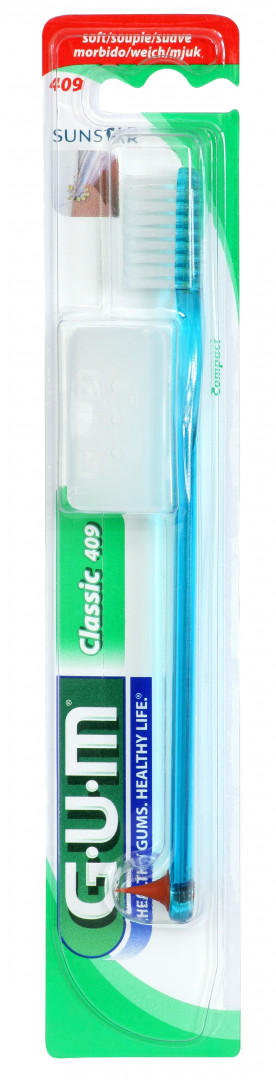 Gum 409 Classic Toothbrush Soft Compact