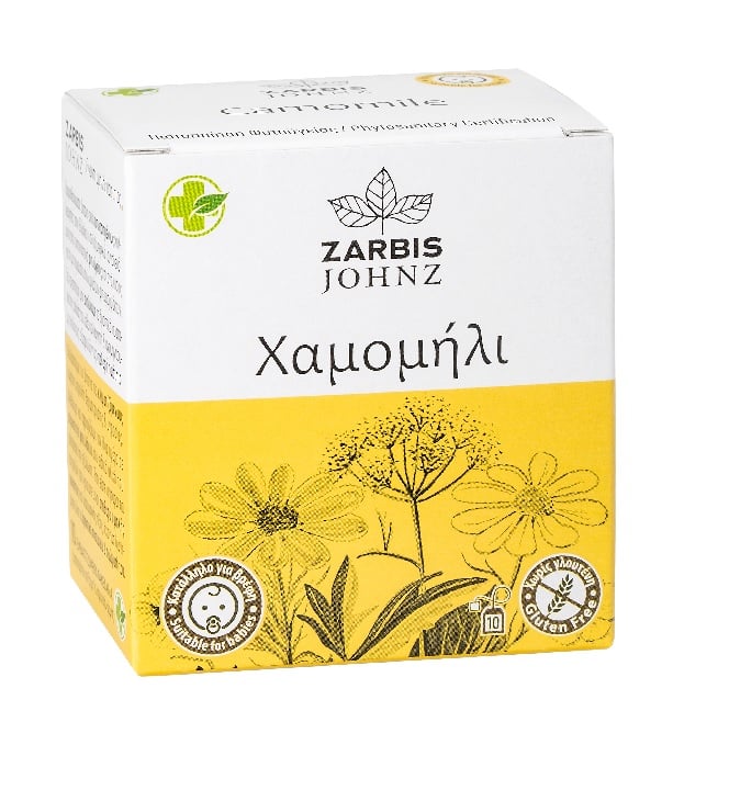 ZARBIS CHAMOMILE TEA BAGS 10X