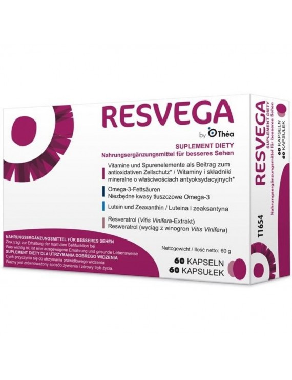 Thea Pharma Resvega Supplement Normal Vision 60 Capsules