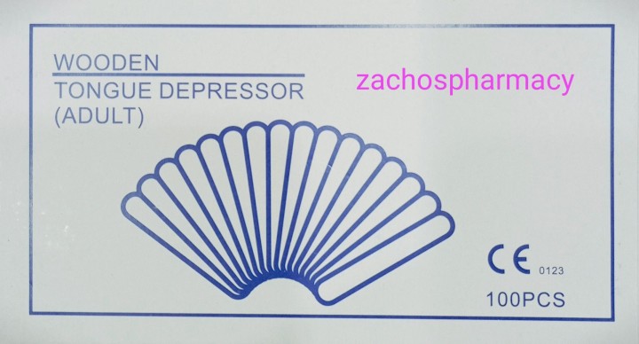Disposable Wooden Tongue Depressors 100 Pieces