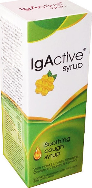 Igactive Syrup For Cough & Sore Throat 150ml