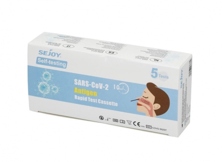 Sars Cov 2 Sejoy Self Test X 5 Tests