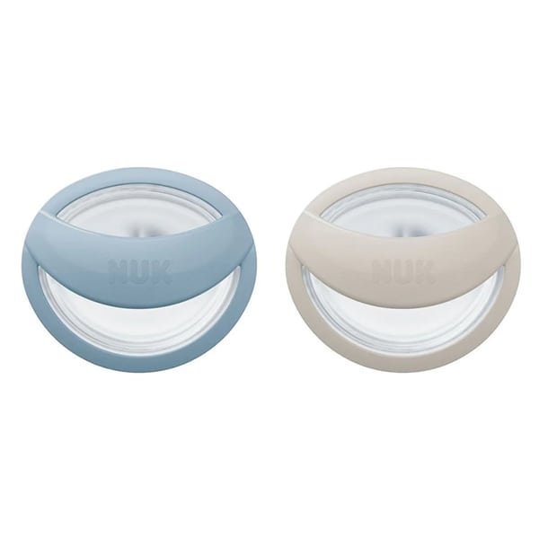 Nuk Mommyfeel Silicone Pacifier 0-9M Orange & Beige 2Pcs