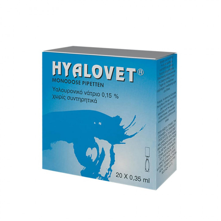 Hyalovet Eye Drops 20X3.5ml X 0.15%