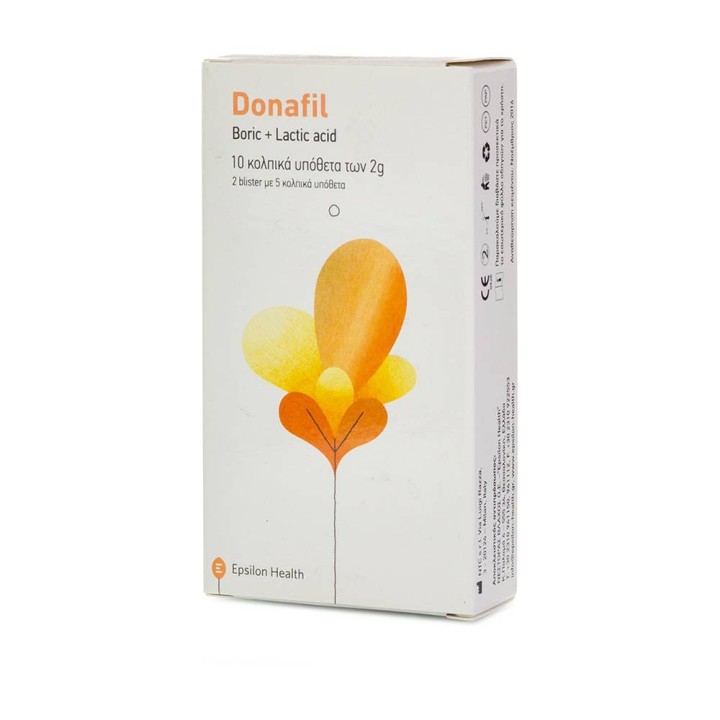 Donafil for Intimate Hygiene Vaginal Ovules 10x2g