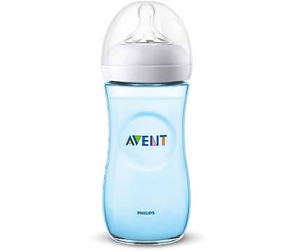 Philips Avent Natural Baby Bottle 6M+ Light Blue 330ml