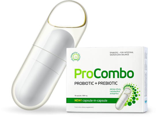 Procombo Synbiotic For The Balance Of Intestinal Flora 10 Capsules