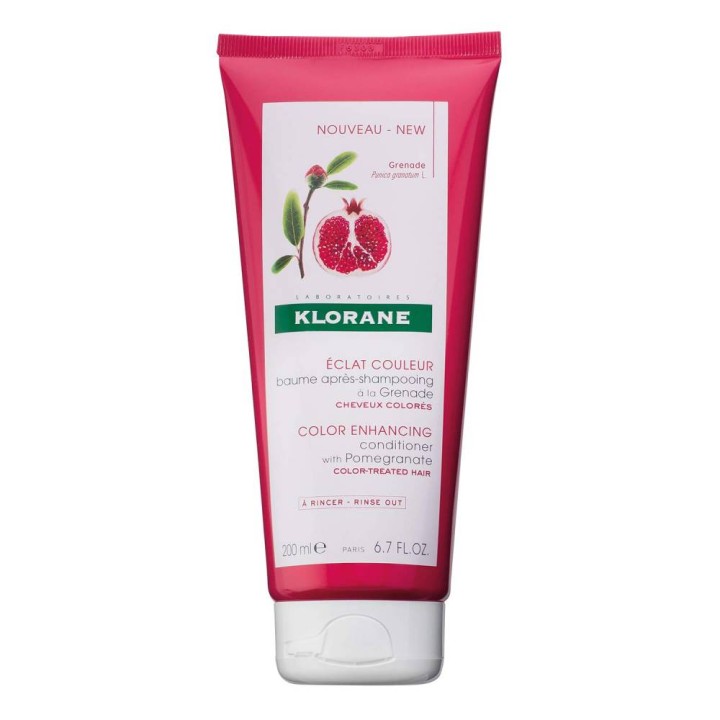 Klorane Color Enhancing Conditioner With Pomegranate For Color Treated Hair 200ml