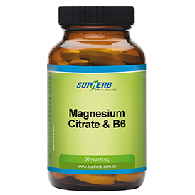 Supherb Magnesium Citrate & Vitamin B 6Tbs