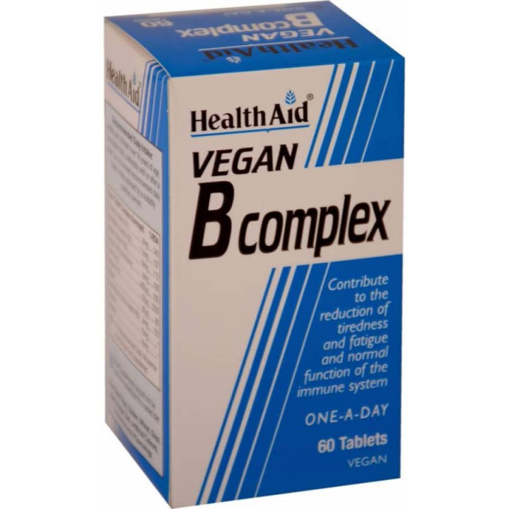 Health Aid Vegan B Complex 60 Tablets