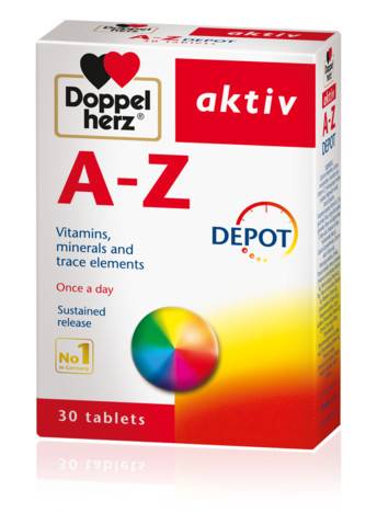 Doppelherz A-Z A Complete Multivitamin And Mineral Supplement 40 Tablets