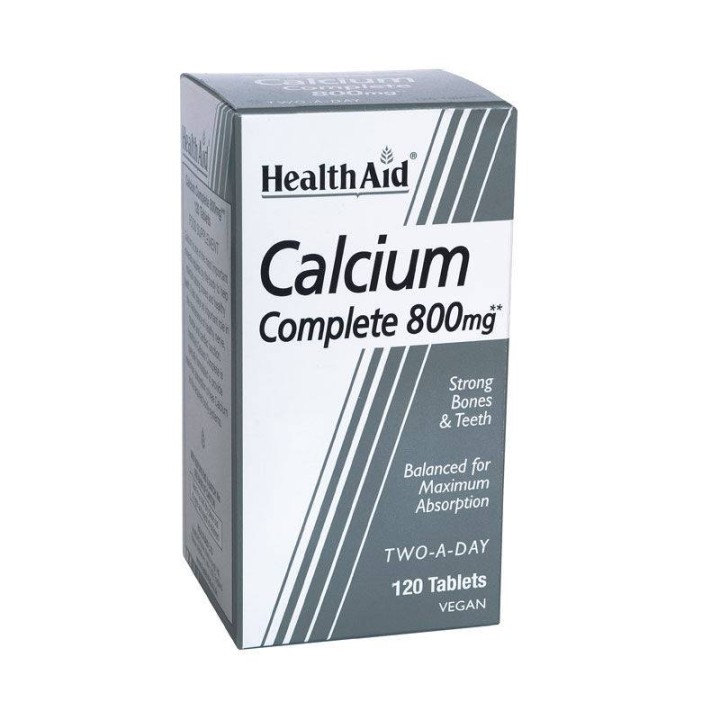 Health Aid Calcium Strong Bones & Teeth 800Mg 120 Tablets
