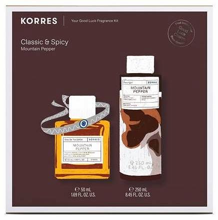Korres Your Greek Good Luck Charm Mountain Pepper Eau De Toilette 50Ml Showergel 250Ml