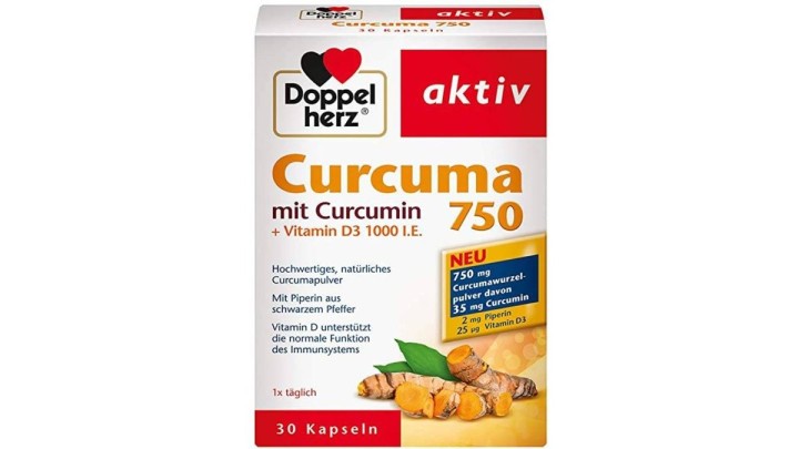 Doppelherz Curcuma 750Mlg 30Caps