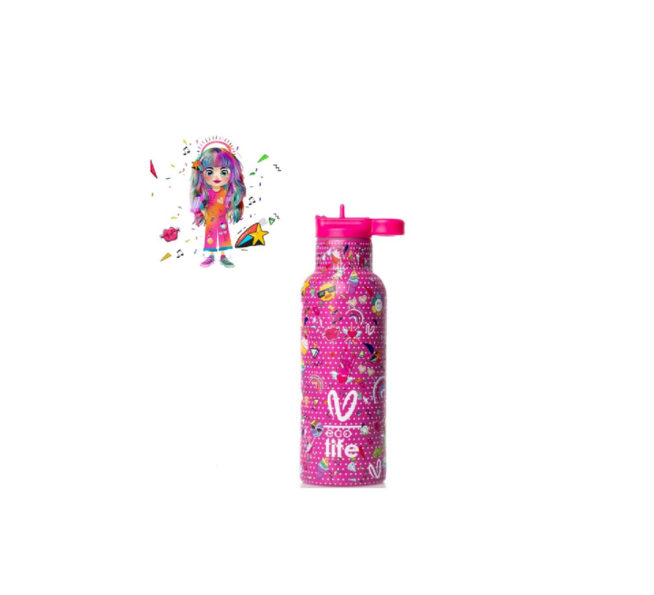 Eco Life Thermo 500 ml Rainb Pink