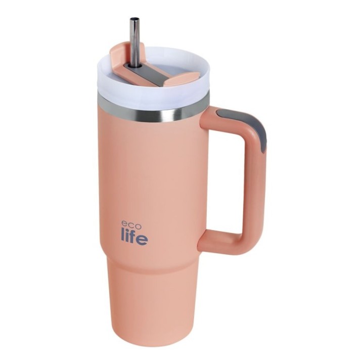Ecolife Premium Insulated Mug Pink 900ml