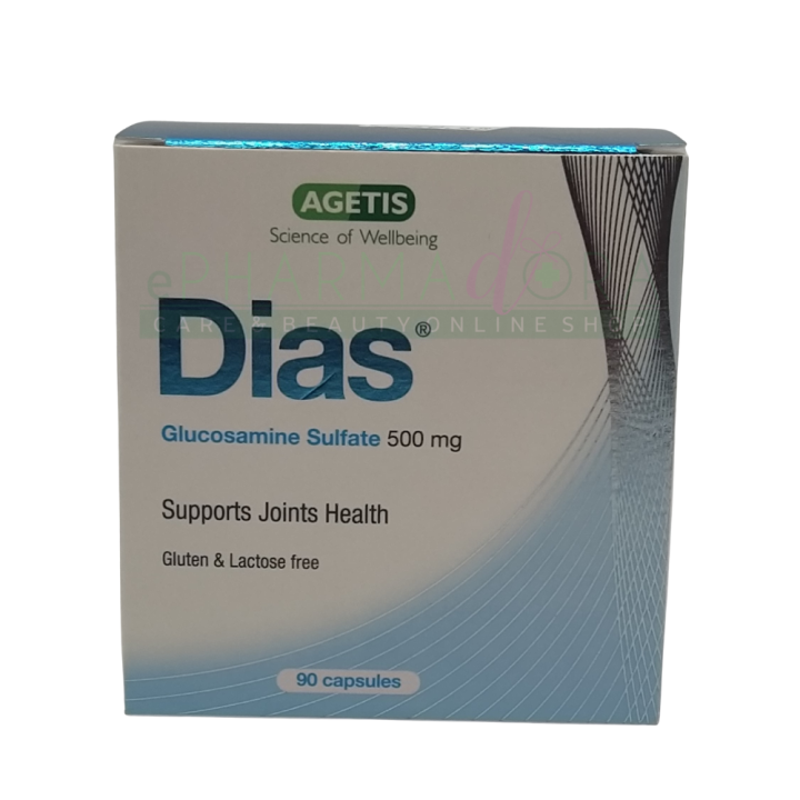 Agetis Dias Glucosamine Sulfate 500Mg 90Capsules