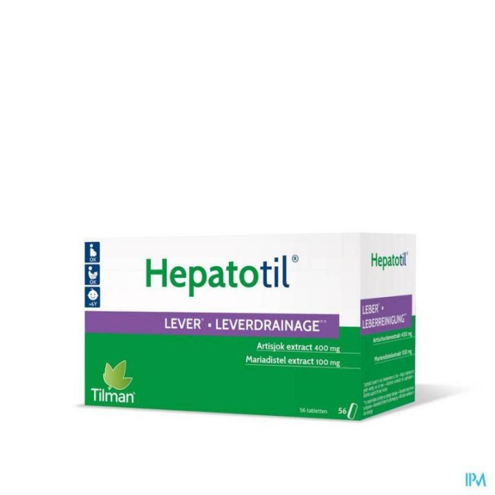 Tilman Hepatotil Liver Detoxifying Tabs 56 Caps