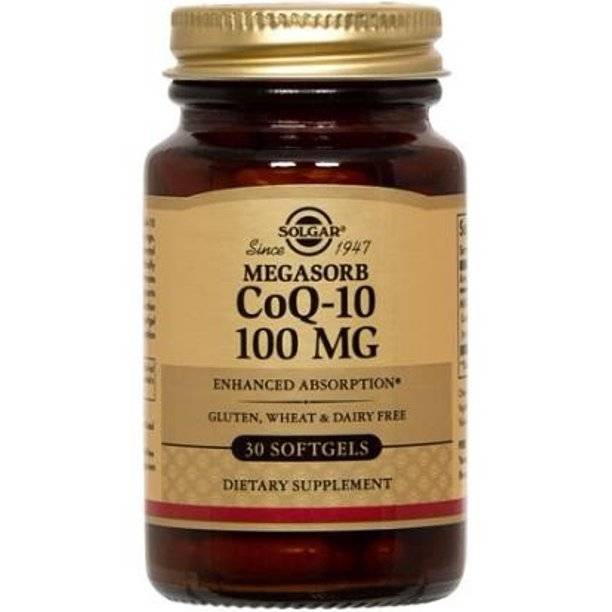Solgar Coq-10 100Mg For Healthy Heart & Antioxidant Protection 30 Softgels
