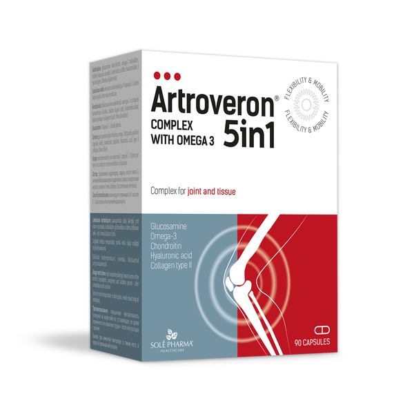 ARTROVERON 5IN1 COMPLEX WITH OMEGA 3 90CAPSULES