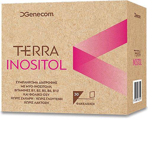 Genecom Terra Inositol For The Regulation Of Ovarian Function Sachets 30X6g