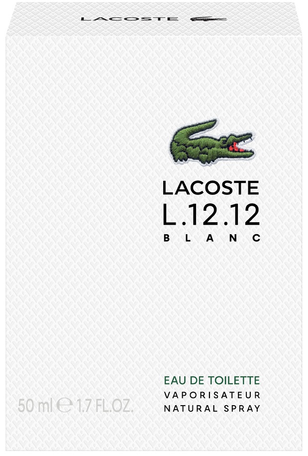 Lacoste Men'S Eau De Lacoste L.12.12. White Eau De Toilette Spray 50Ml