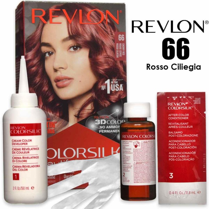 Revlon Colorsilk Beautiful Color 66 Cherry Red 59.1Ml