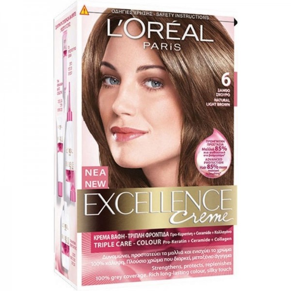 Loreal Excellence Crème 6.0 48ml Dark Blonde