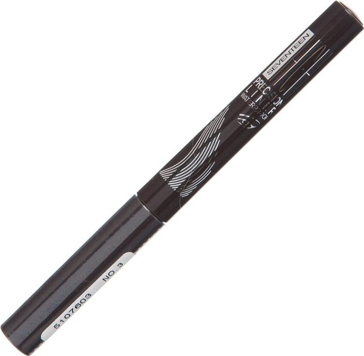 Seventeen Waterproof Eyeliner High Precision Liner Waterproof 03 Dark Brown Pack: 1 Pc