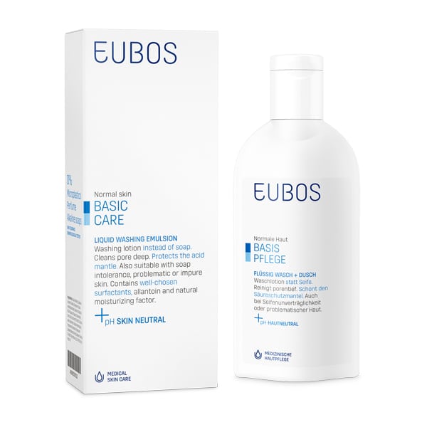 Eubos Liquid Washing Emulsion Blue, 200Ml