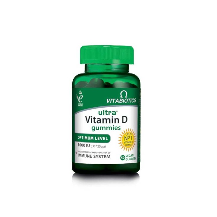 Vitabiotics Vitamin D3 1000Iu 50 Gummies