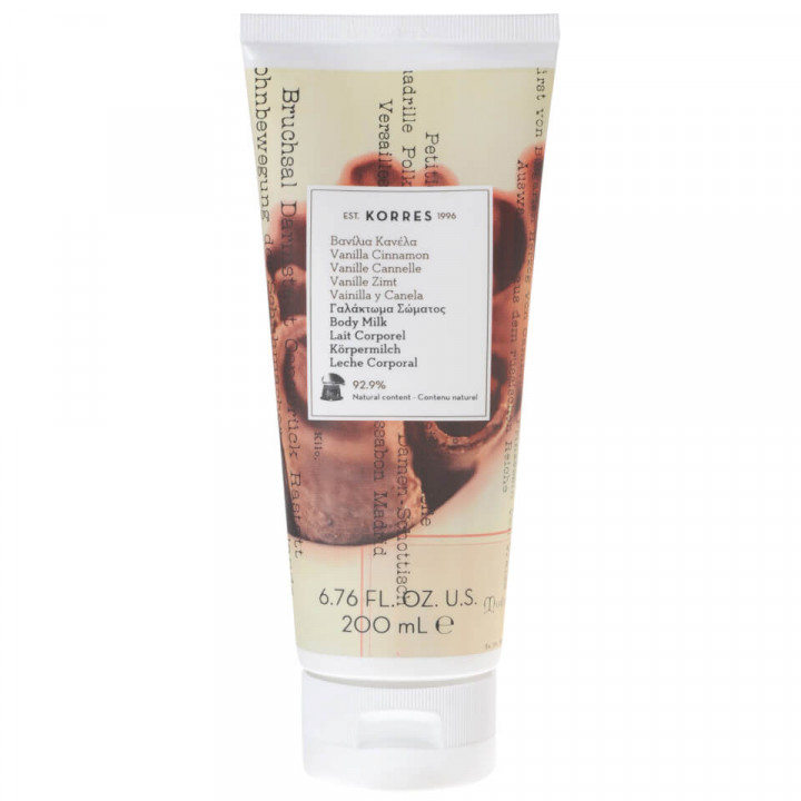 Korres Vanilla Cinnamon Body Milk 200ml