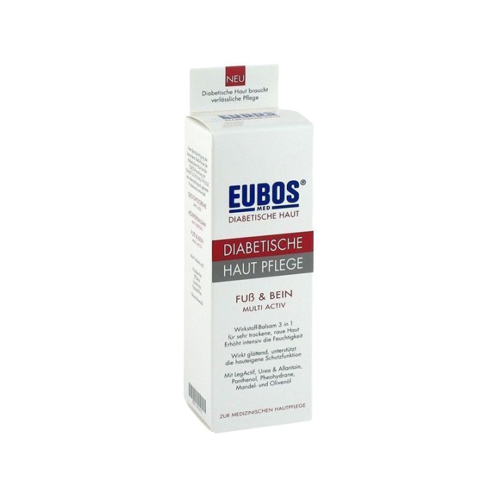 Eubos Diabetic Skin Care Foot & Leg Multi Active Foot Emulsion 100Ml