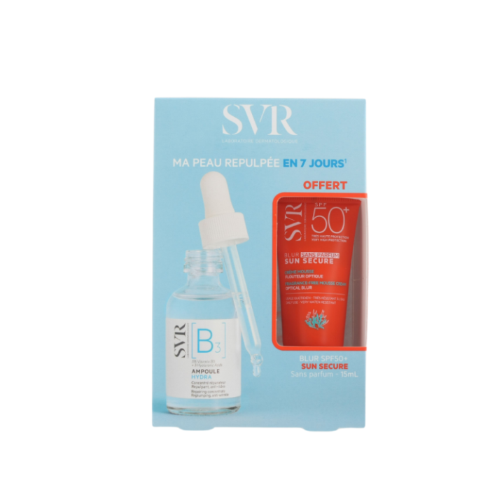 SVR Set Ampoul 30ml + Blur 15ml – skincare set, ampoule + blur cream