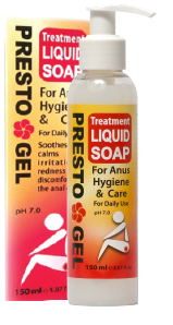 Presto Gel Liquid Soap For Anus 150Ml