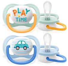 Avent Scf080 09 Soother 0 6Months Air Assort X2Pcs Baby Pacifier