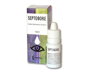 Septobore Collyre Sterile Ophthalmic Eye Drops Solution 10Ml