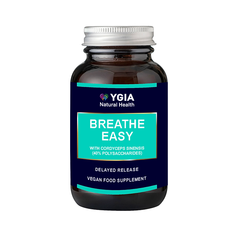 Ygia Breath Easy (+Free Vitamin C), Vegicaps, 2×60 X 450Mg+800Mg