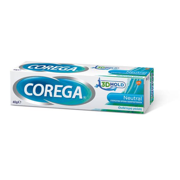 Corega 3D Hold Neutral Flavor Cream For Denture 40g