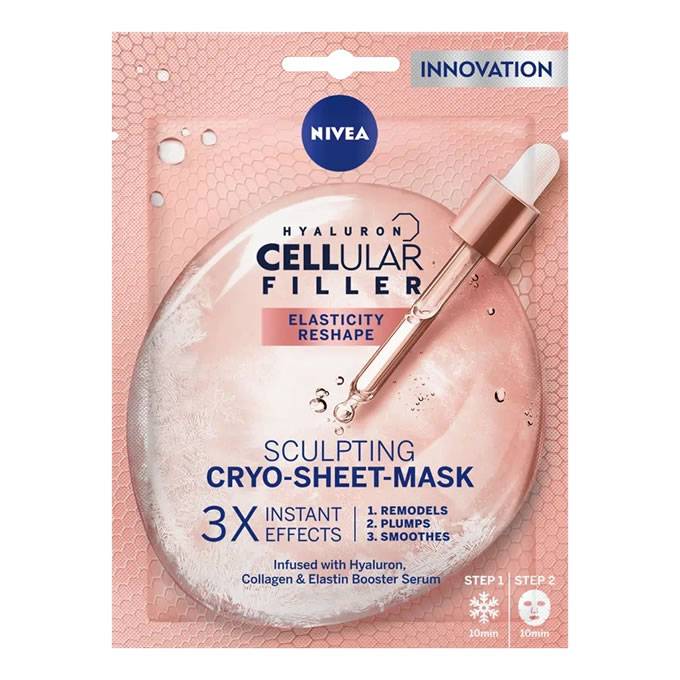 Nivea Cellular Filler Sculpting Cryo Sheet beauty mask  1Piece