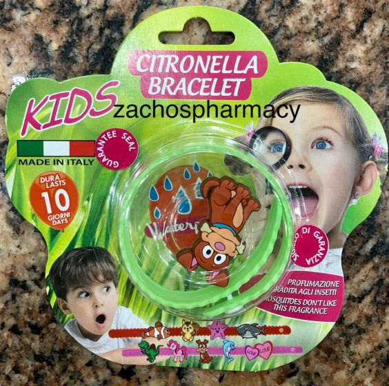 Medico Italian Brand Kids Children's Anti-Mosquito Bracelet 1 Piece