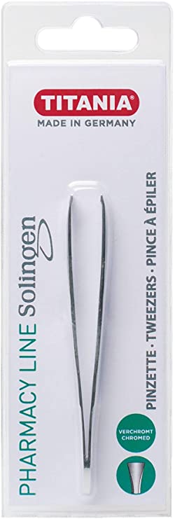 Titania Germany Profi Splinter Tweezers Approx. 9 5 Cm Stainless Pointed