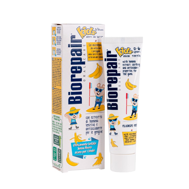 Biorepair Kids Banana Toothpaste 50Ml X 0-6Years