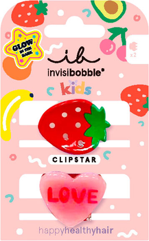 Invisibobble Clipstar Glow Kids – Frutti Strawberry Hair Clip