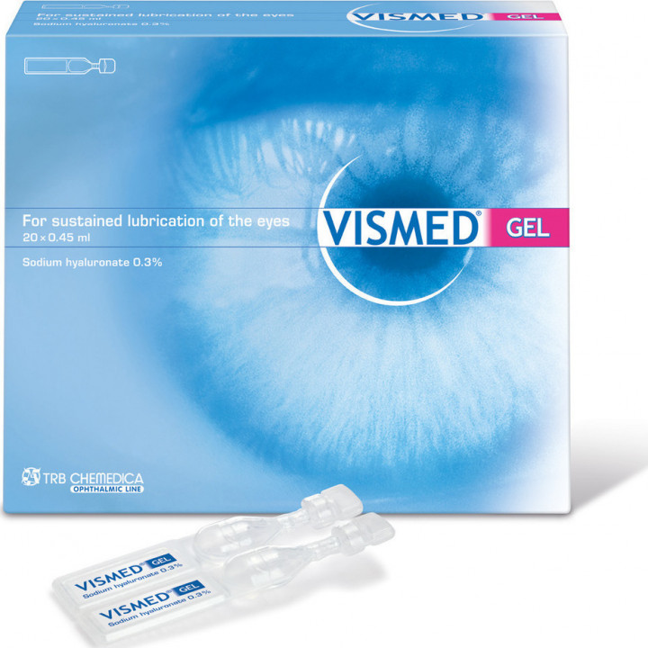 Vismed Gel Monodose Units Eye Drops 20X0.45 Ml