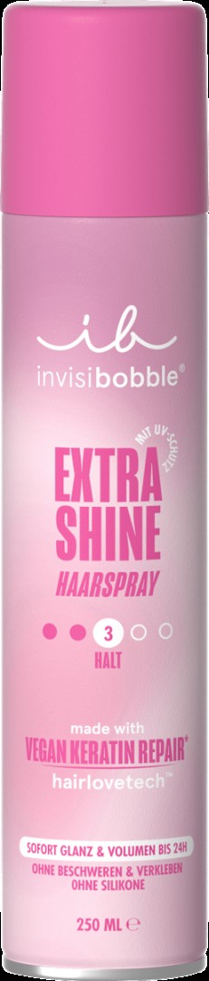 Invisibobble Extra Shine Hairspray Vegan Keratin Hairspray 250Ml